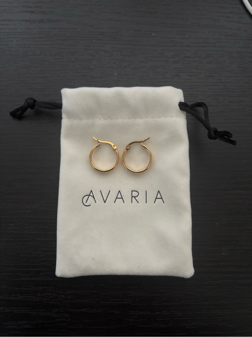 Avaria Gold Hoop Earrings - Classic Small Hoops